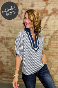 Fannie Stripe Top