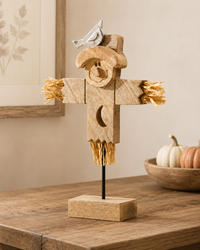 Rustic Scarecrow Figurine