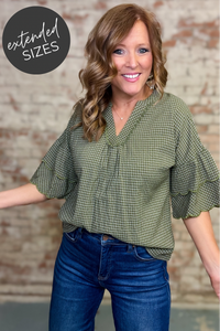 Britton Checkered Top