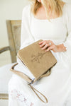 Bible Cover | Floral Debossed Leather