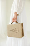 Bible Cover | Floral Debossed Leather