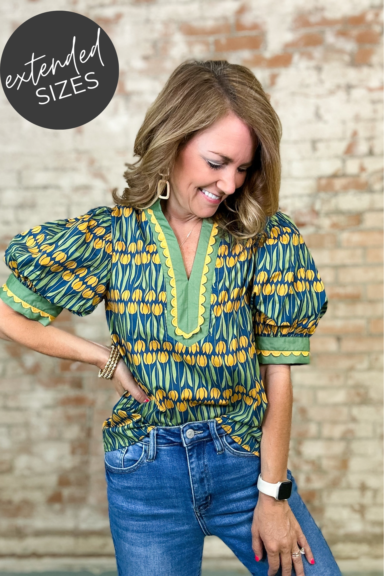 Kassie Floral Print Top