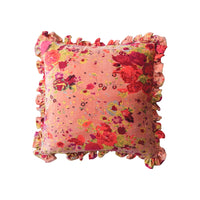 Square Cotton Velvet Printed Pillow