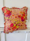 Square Cotton Velvet Printed Pillow