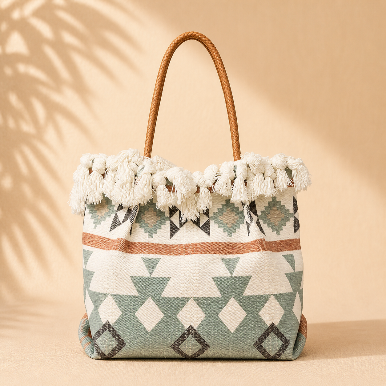 Madison Handwoven Aztec Tote