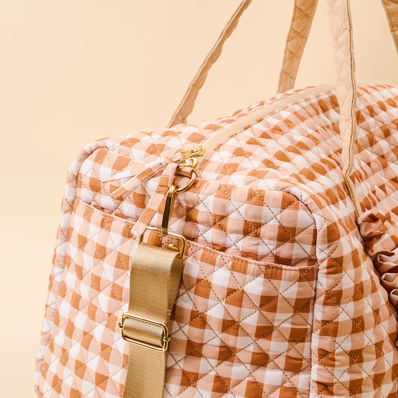 On-The-Go Quilted Weekend Bag