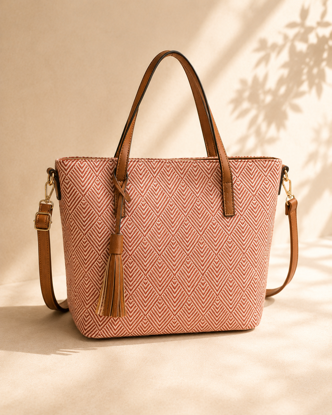 Jen Two Tone Tote