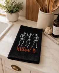 Killin' It Skeleton Kitchen Towel
