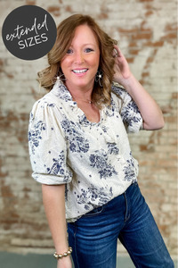 Sadie Floral Embroidered Top