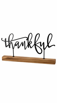 Thankful Mantel Decor