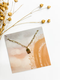 Dear Heart | Believe in Miracles Mini Tag Necklace
