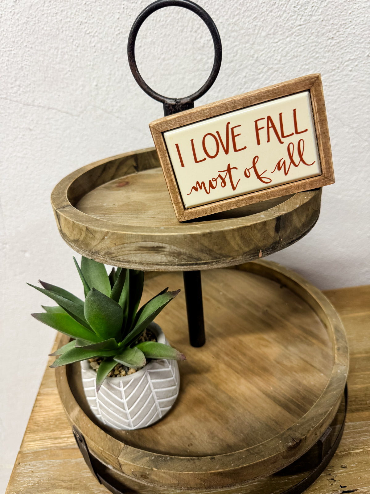 I Love Fall Mini Box Sign