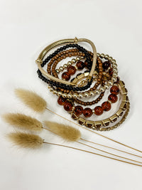 Riah Brown Stretch Bracelet