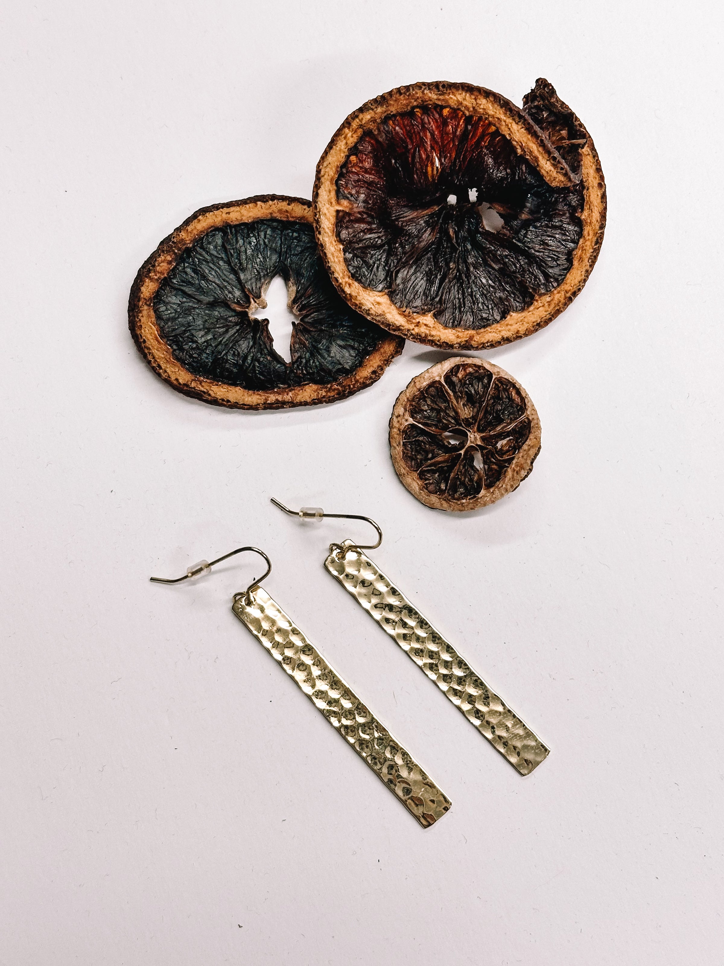 Gold Bar Earring