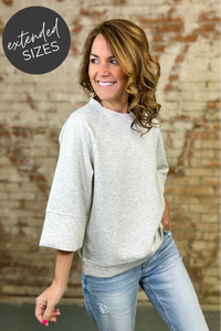 Amanda Raglan Solid Top