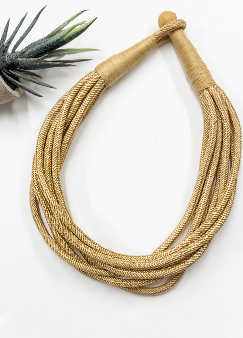 Adina Slub Multistrand Necklace