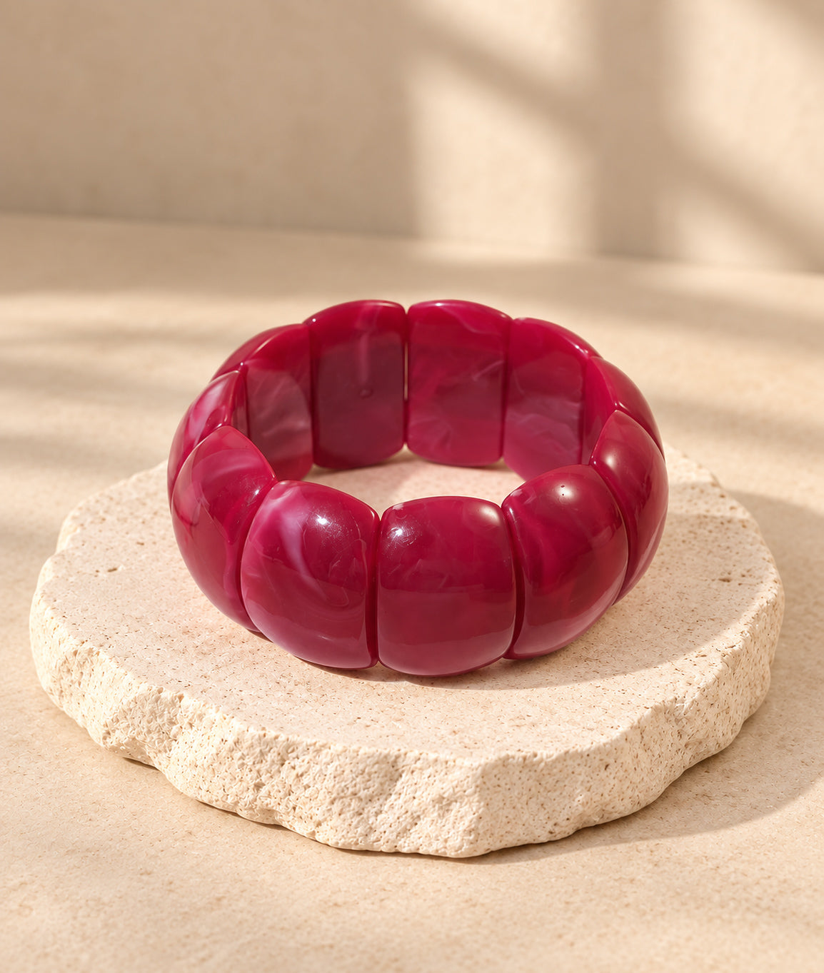 Bandy Acrylic Stretch Bracelet