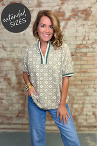 Eliana Floral Jacquard Top