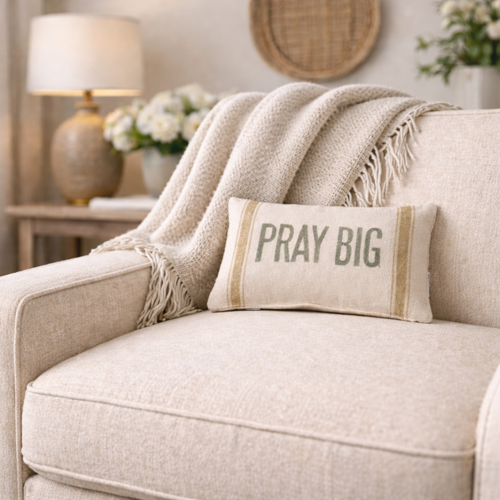 Pray Big Pillow
