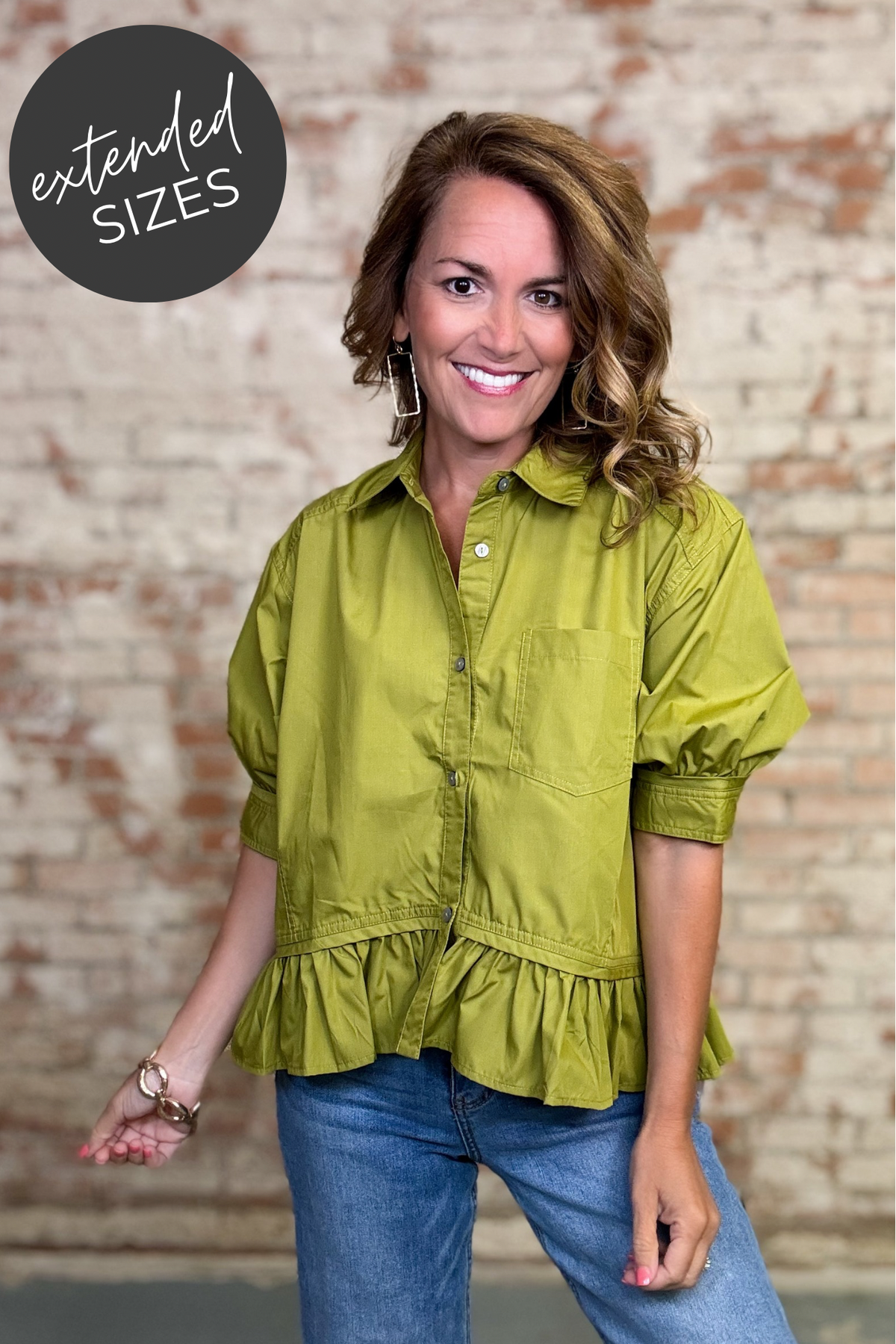 Darlene Ruffle Top