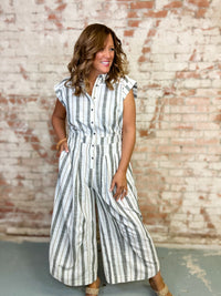 Maleah Striped Jumpsuit