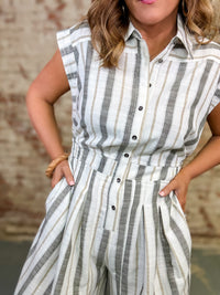 Maleah Striped Jumpsuit