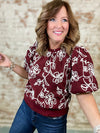Carl Floral Embroidered Top