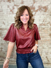 Holbrook Solid Textured Top