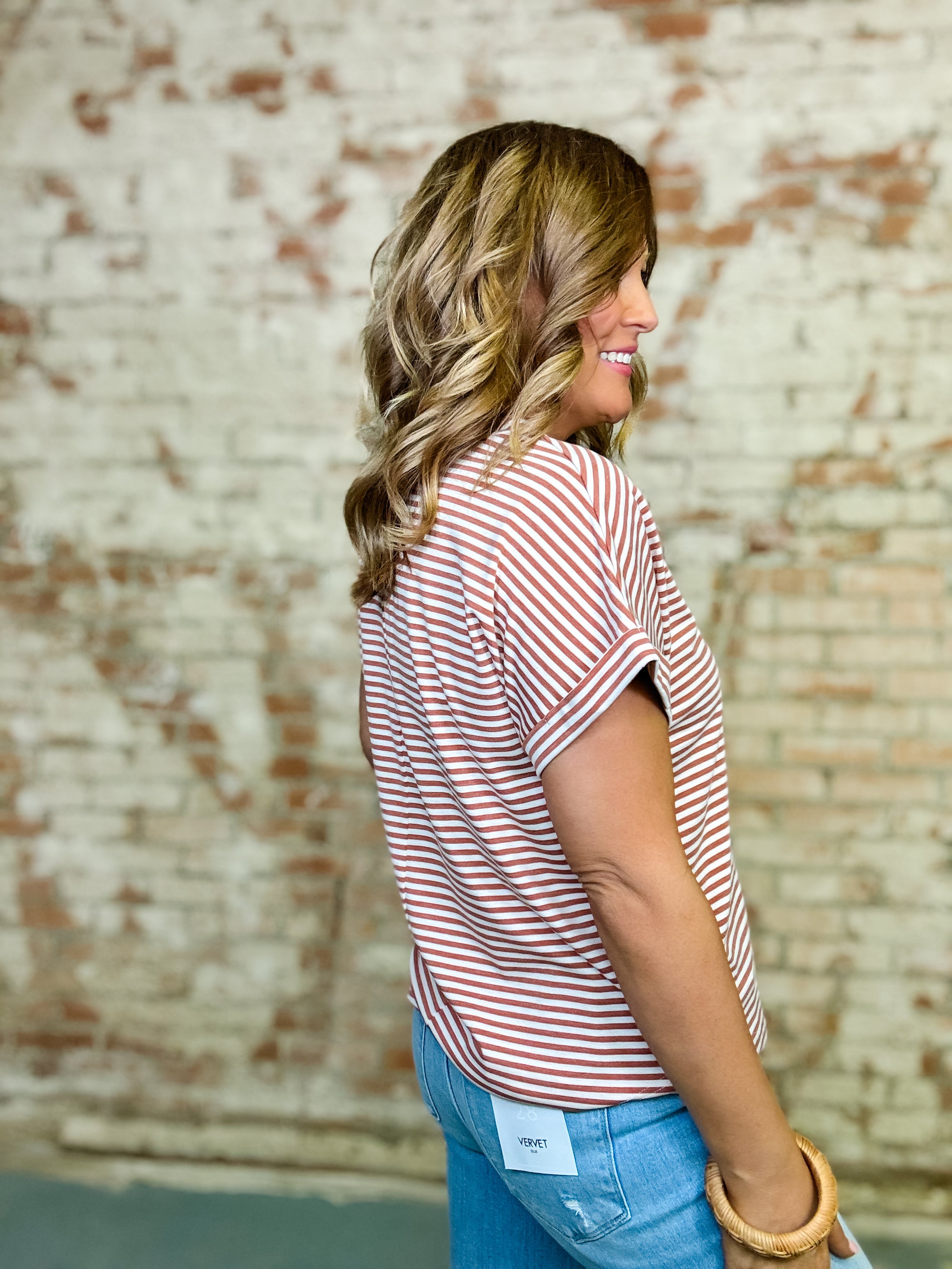 Desaray Stripe Top