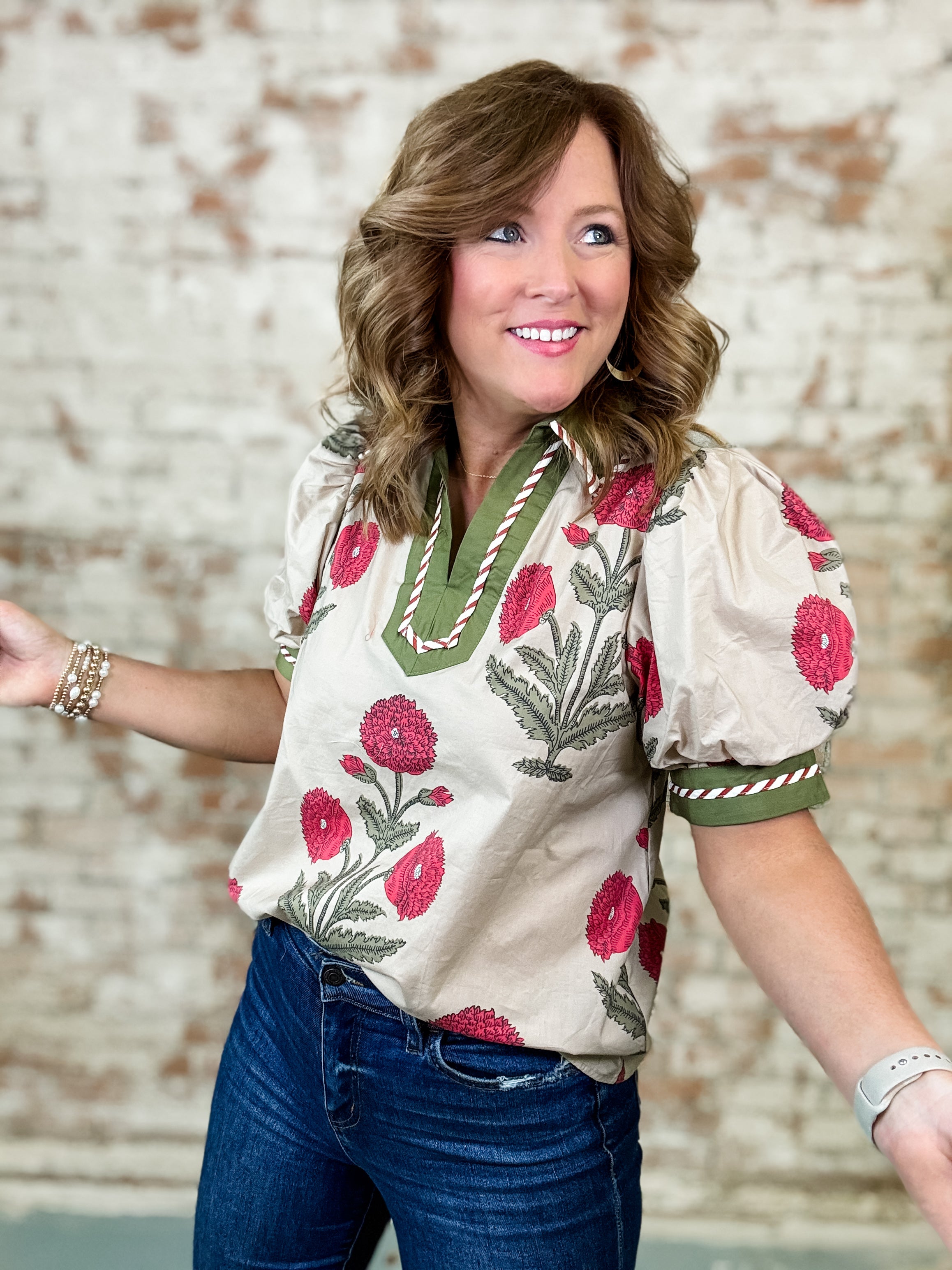 Riley Floral Top