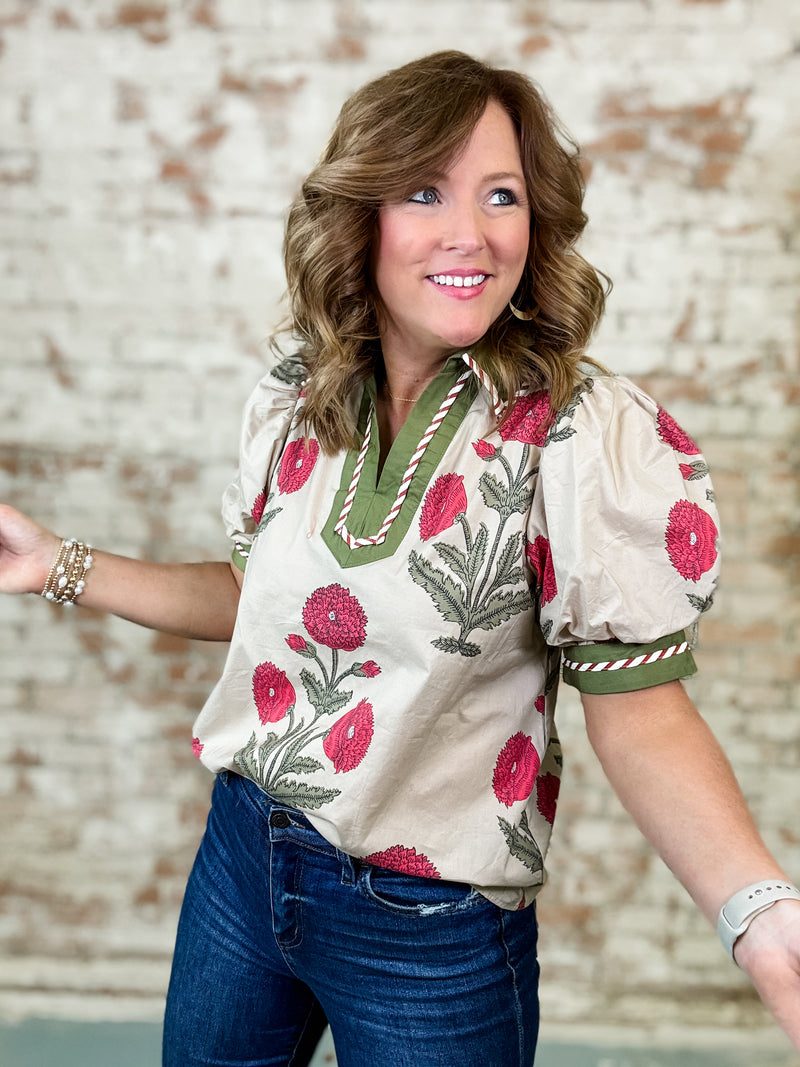 Riley Floral Top