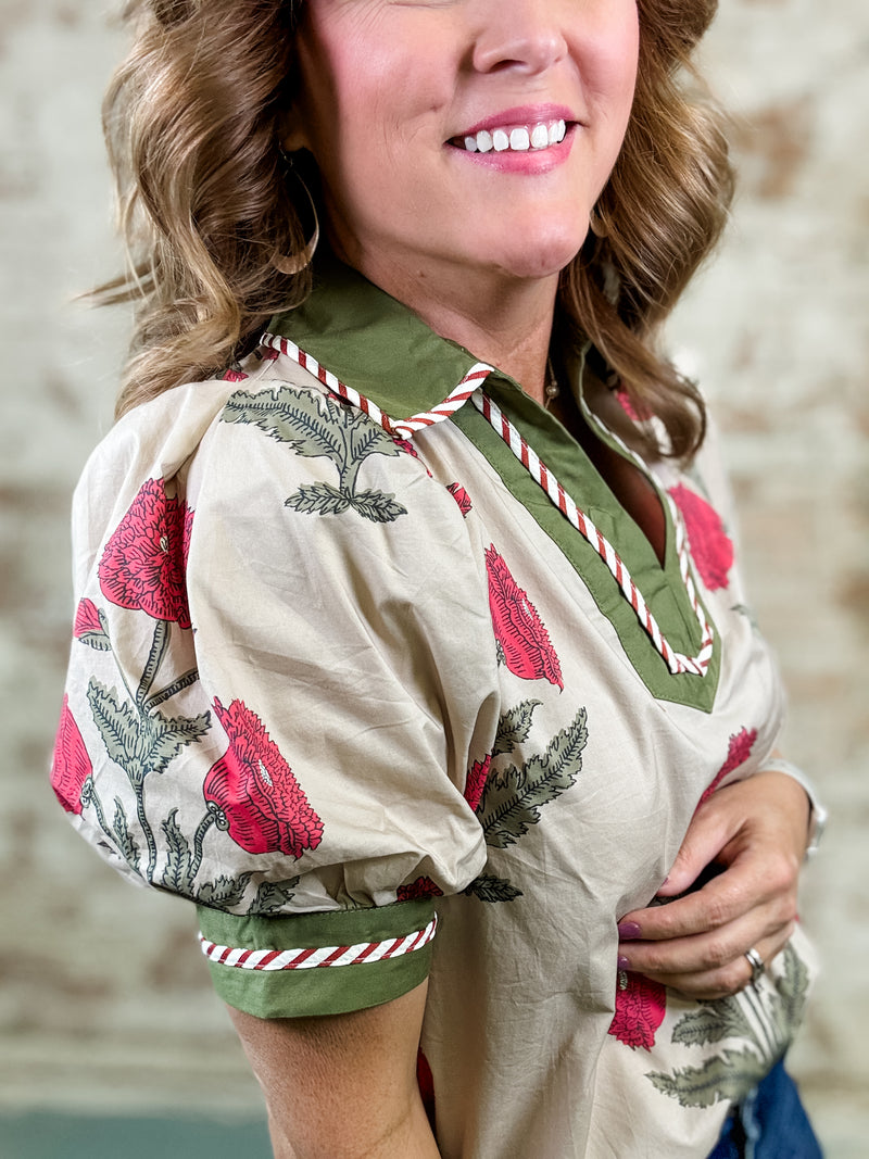 Riley Floral Top