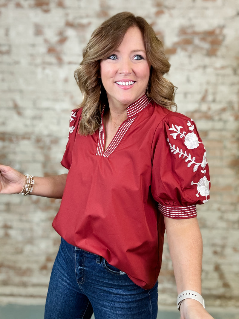 Cia Embroidered Top