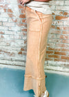 Dillon Mineral Washed Terry Palazzo Pant