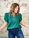 Overbay Stitch Detail Top