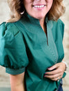 Overbay Stitch Detail Top