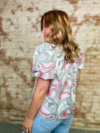 Deana Floral Top