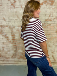 Minerva Stripe Casual Top
