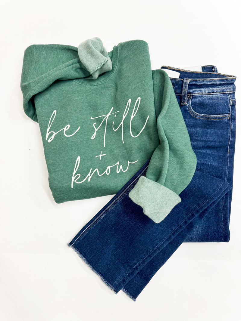 Be Still & Know Graphic Sweatshirt