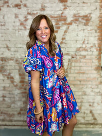 Abigail Paisley Dress