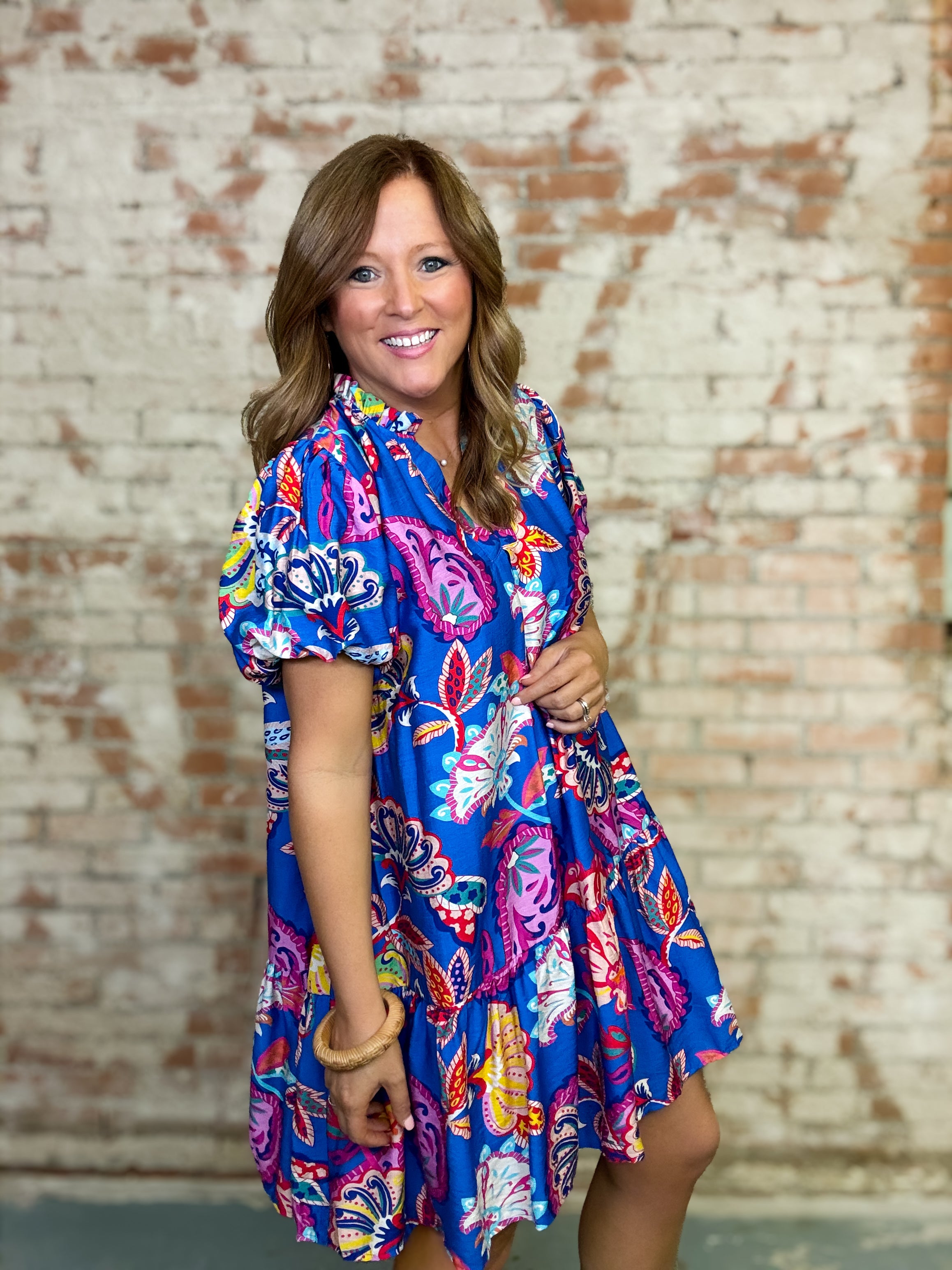 Abigail Paisley Dress