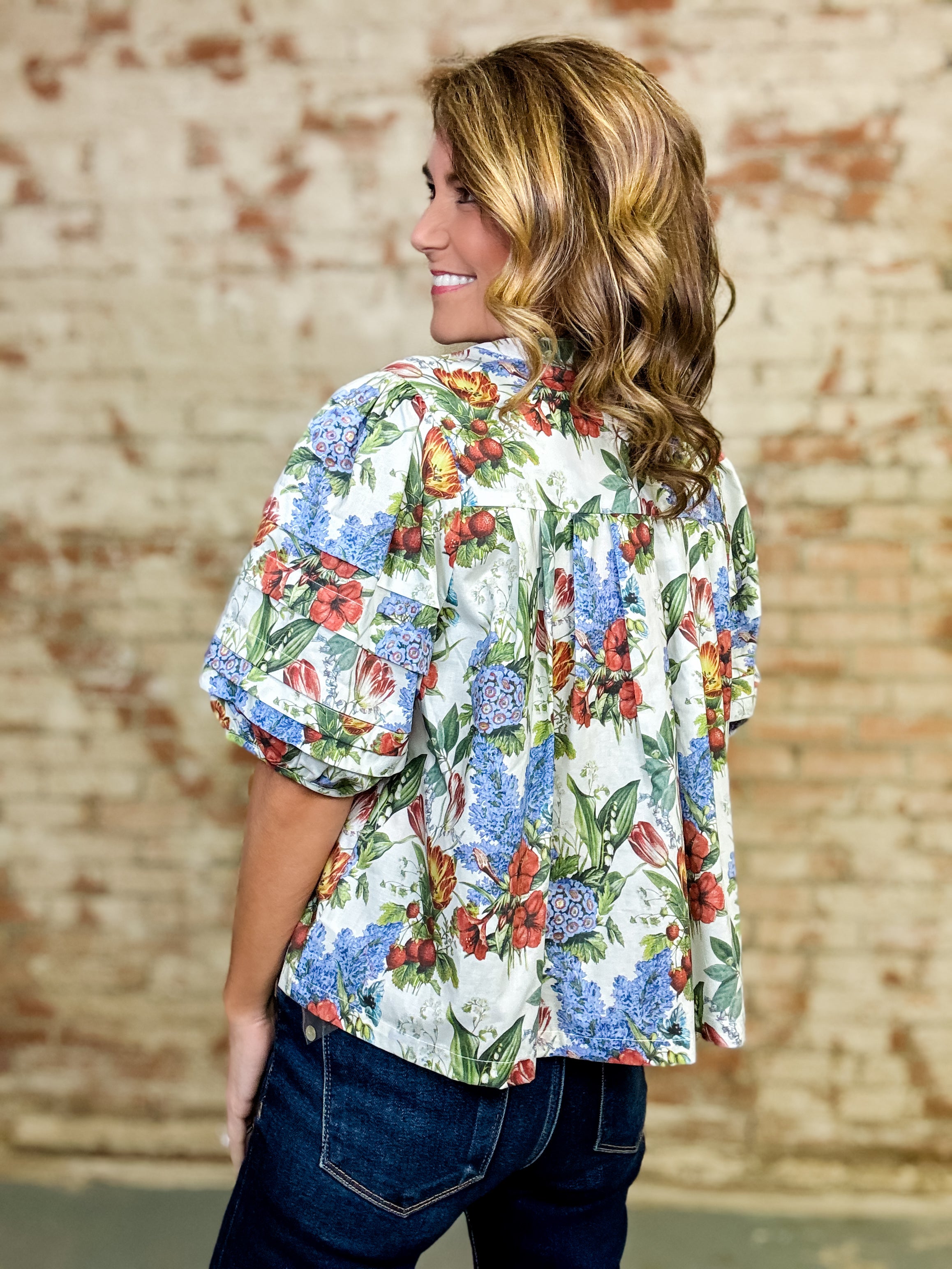 Claudia Floral Top