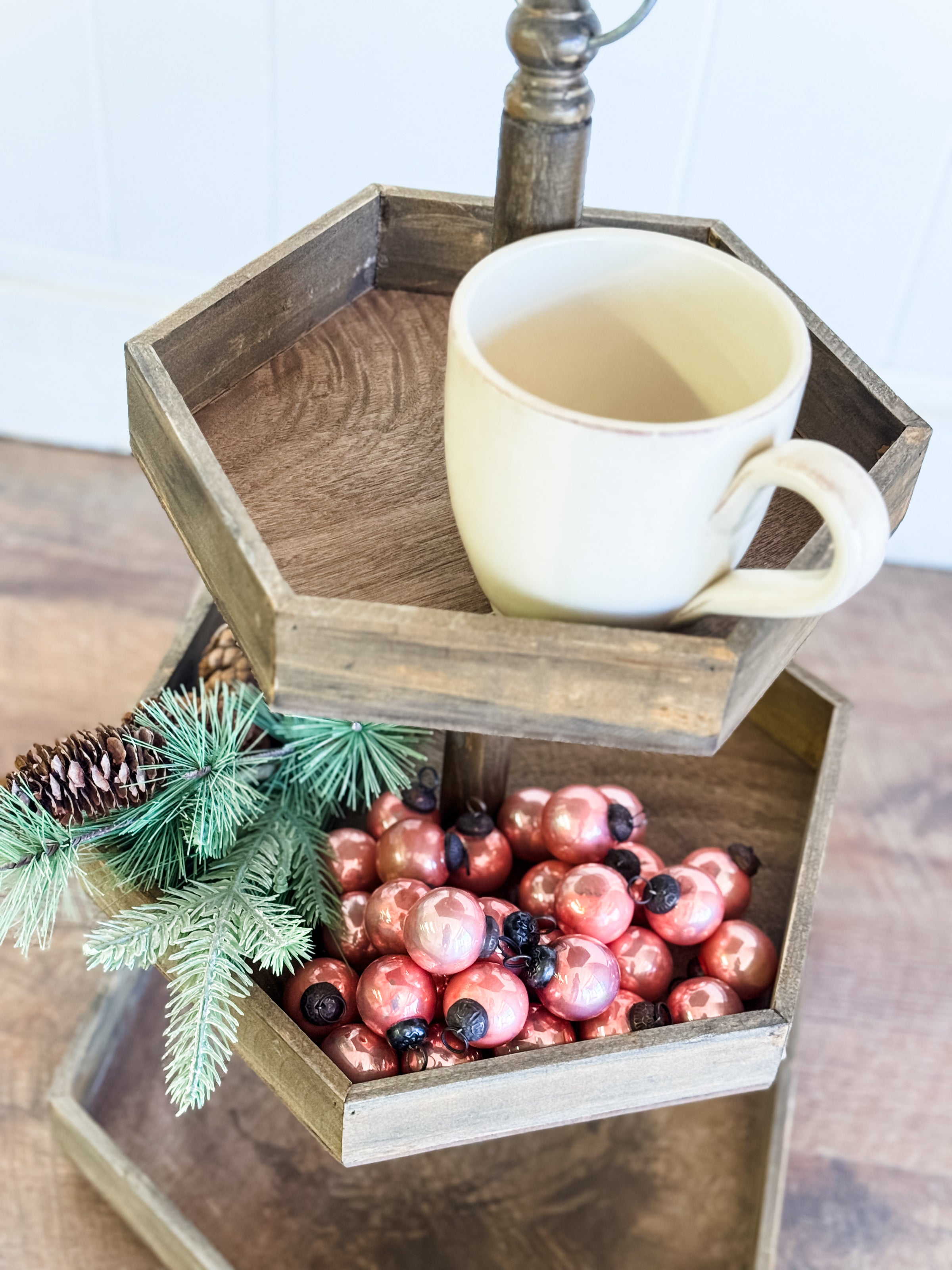 Round Mercury Glass Ball Ornaments