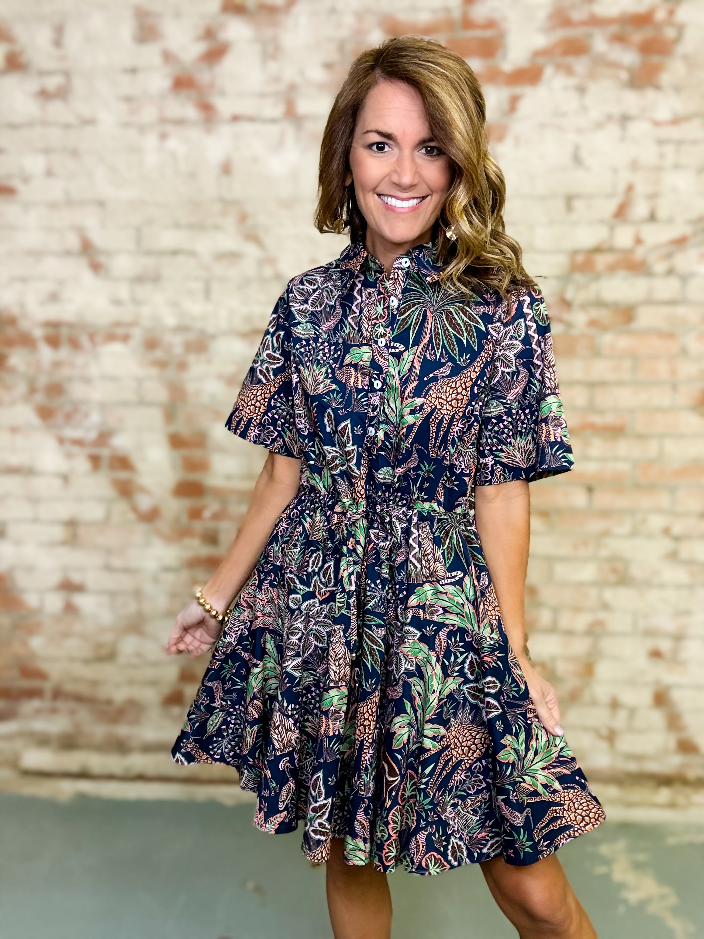 Dory Animal Print Dress