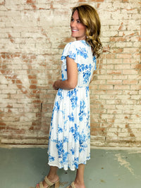 Hanna Floral Mesh Dress