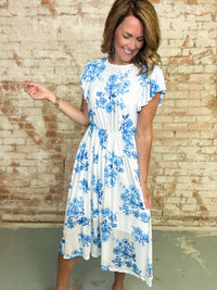 Hanna Floral Mesh Dress