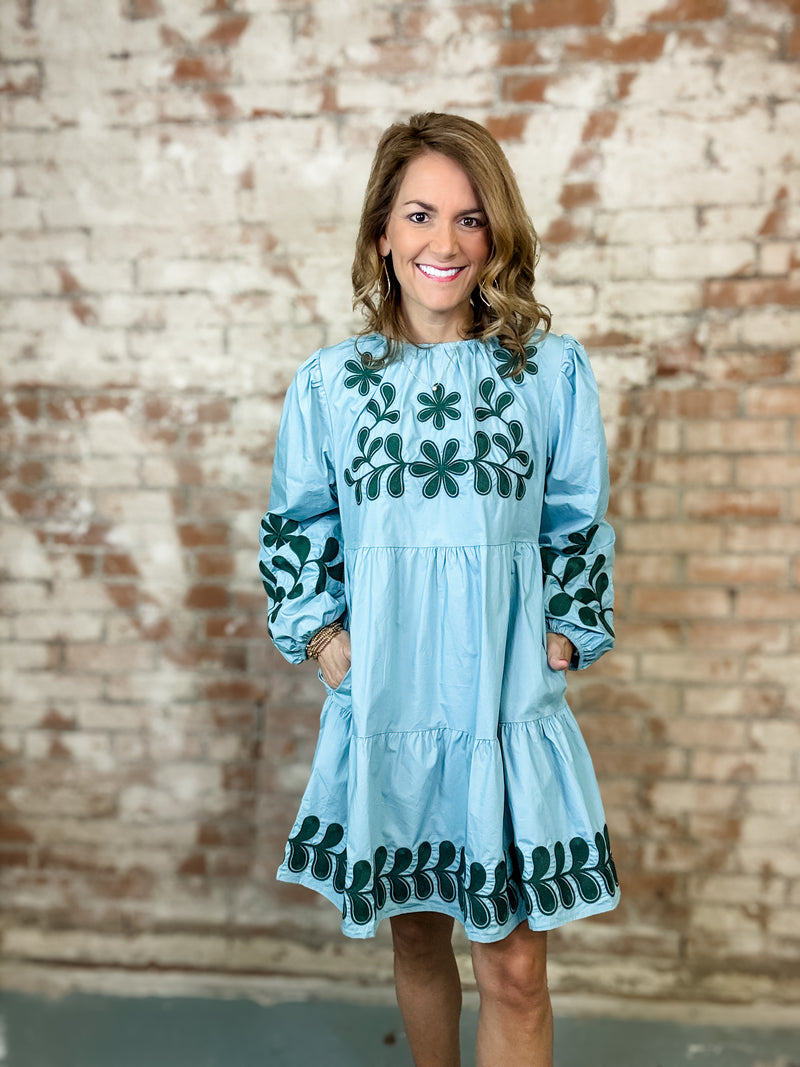 Cove Embroidered Dress