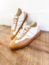 Dixie Textured Platform Lace-Up Trainers - FINAL SALE