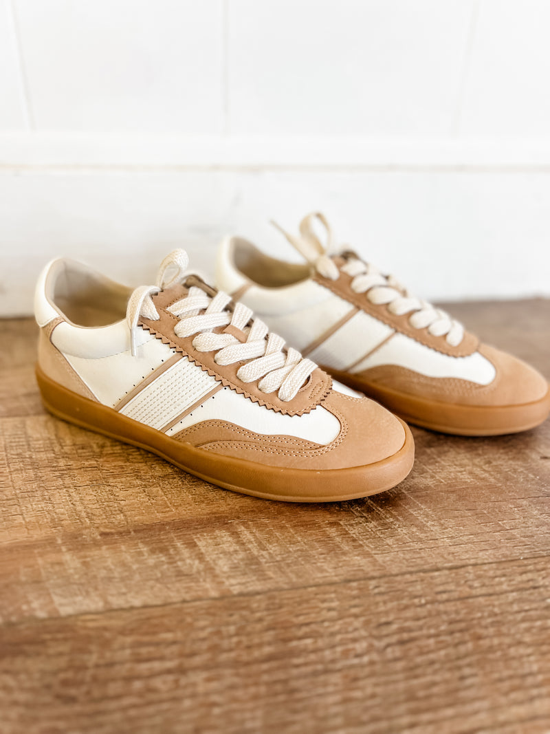 Dixie Textured Platform Lace-Up Trainers - FINAL SALE