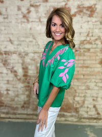 Jaydon Embroidered Top